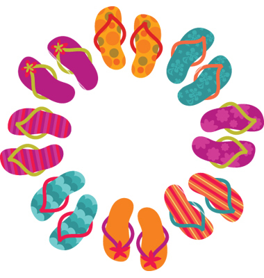 380x400 Flip Flops Clip Art Black And White Danaspaf Top 3