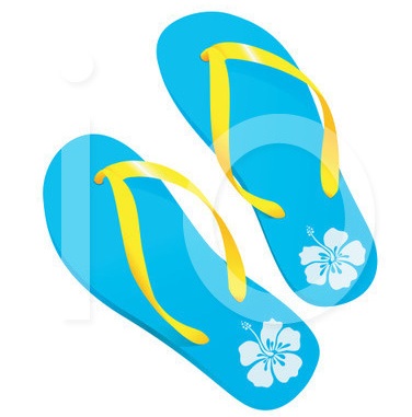 376x381 Hawaii Clipart Flip Flops