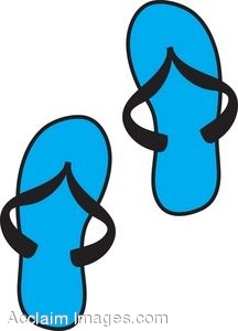 216x300 Clip Art Picture Of Flip Flop Sandals