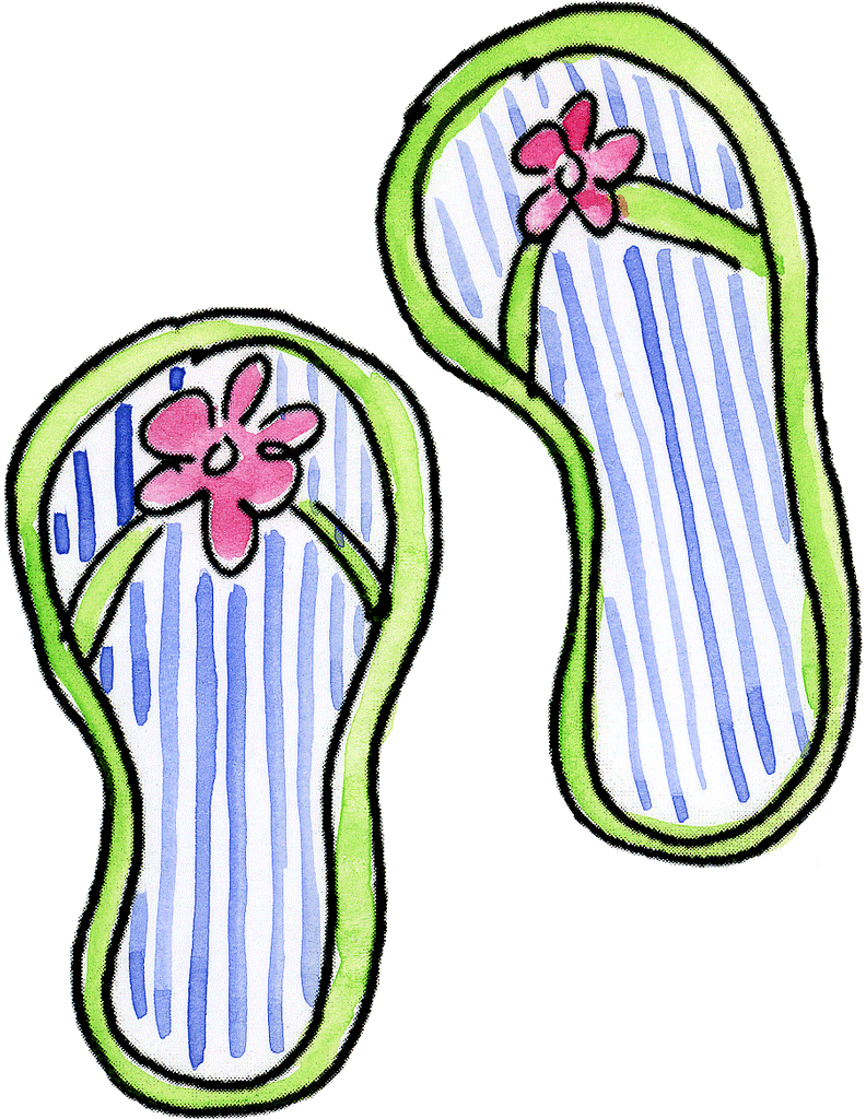 Flip Flop Drawings Free download on ClipArtMag