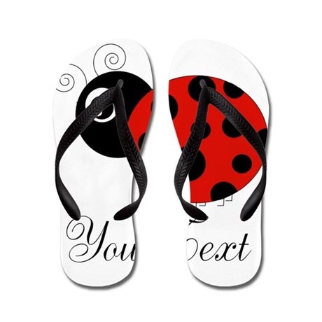 460x460 Ladybug Flip Flops Ladybug Flip Flops Sandals