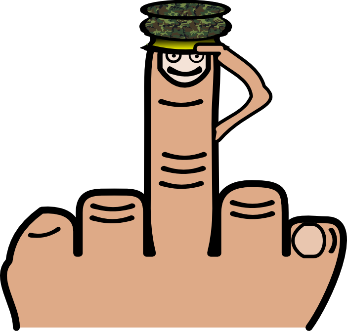 702x670 Clip Art Middle Finger 5