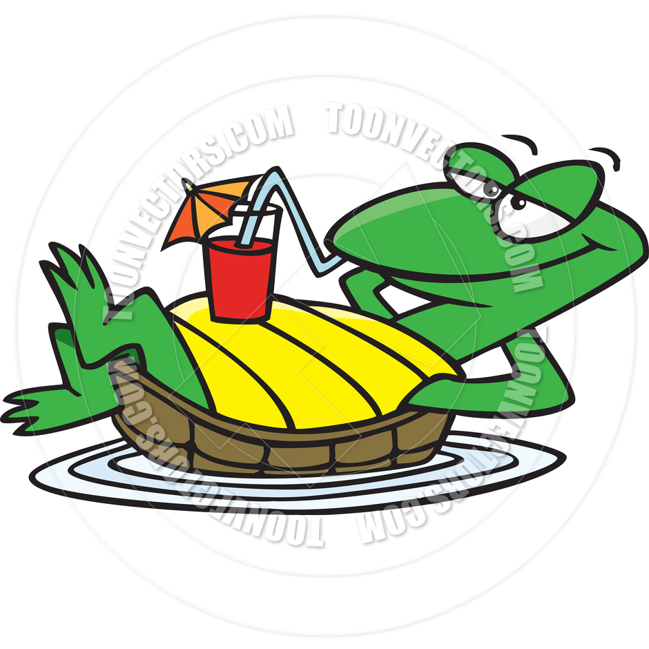 940x940 Cartoon Turtle Float By Ron Leishman Toon Vectors Eps