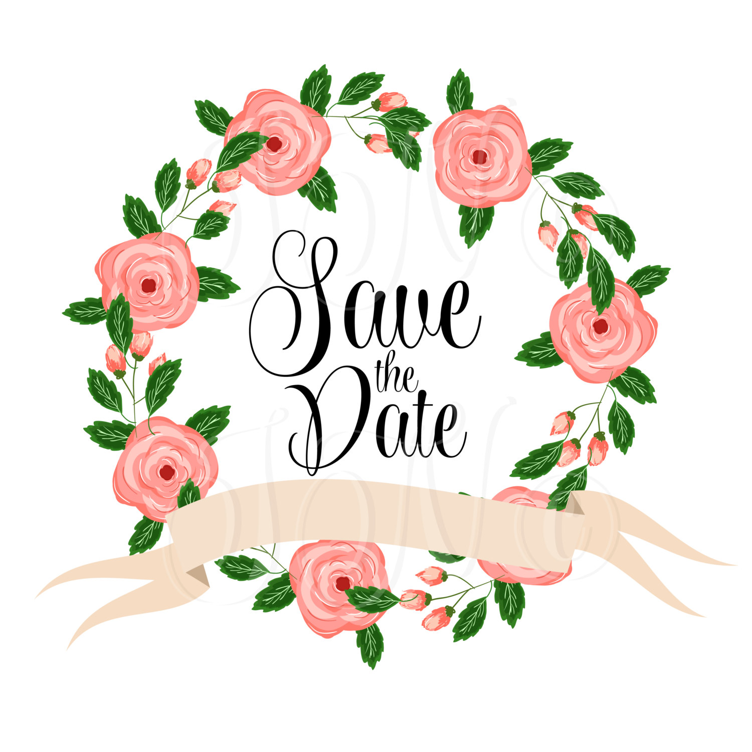 1500x1500 Floral Peach Flower Clipart Kid 2