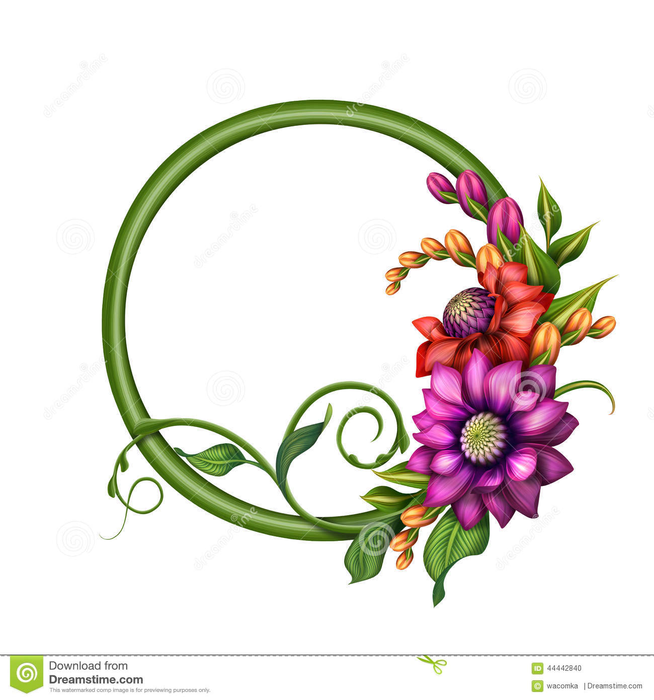 1300x1390 Pink Flower Clipart Colorful Flower