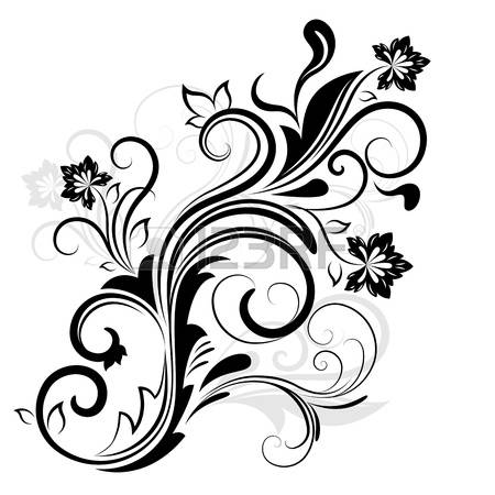 450x450 Curl Clipart Floral Design