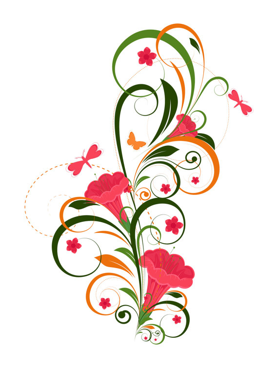 Floral Design Clipart | Free download on ClipArtMag