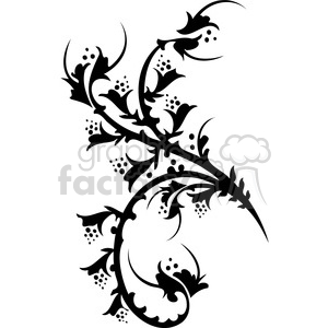 300x300 Royalty Free Chinese Swirl Floral Design 051 386733 Vector Clip