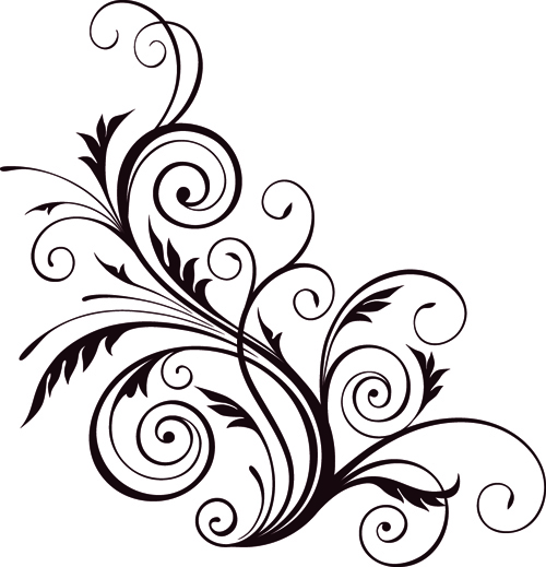 500x519 Simple Clipart Floral Design