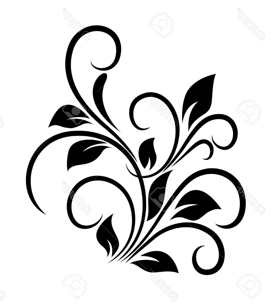 1156x1300 Best Free Swirl Floral Vector Stock Filigree Silhouette Images