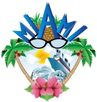 380x400 Miami Clipart Miami Beach