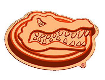 355x273 Ncaa Florida Gators Head Cake Pan With Stand, One