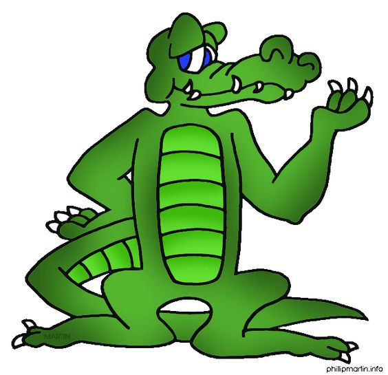 564x545 Free Holiday Gator Clipart
