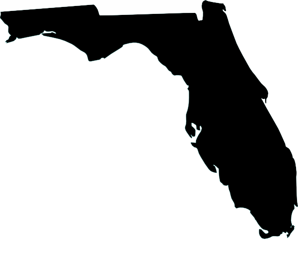 600x537 Black Florida Clip Art