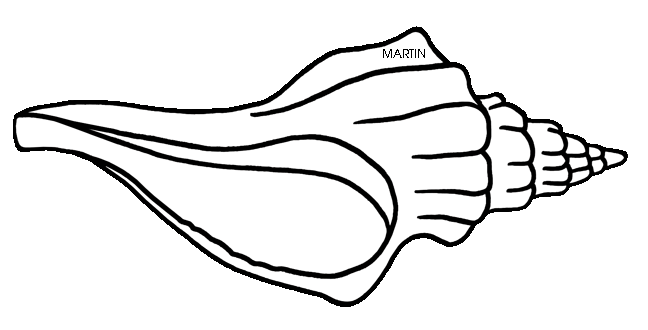 648x330 United States Clip Art By Phillip Martin, Florida State Shell