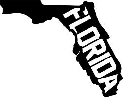 253x199 Florida State Map Clipart