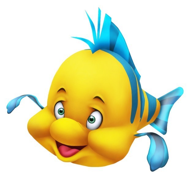 620x620 Fish Little Mermaid Clipart
