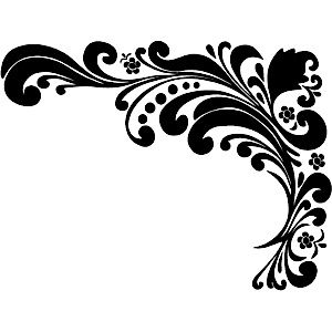 300x300 Corner Flourish Clipart Clipartfest