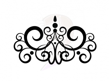 375x280 Fleur De Lis Digital Flourish Clip Art Vintage Swirls Design
