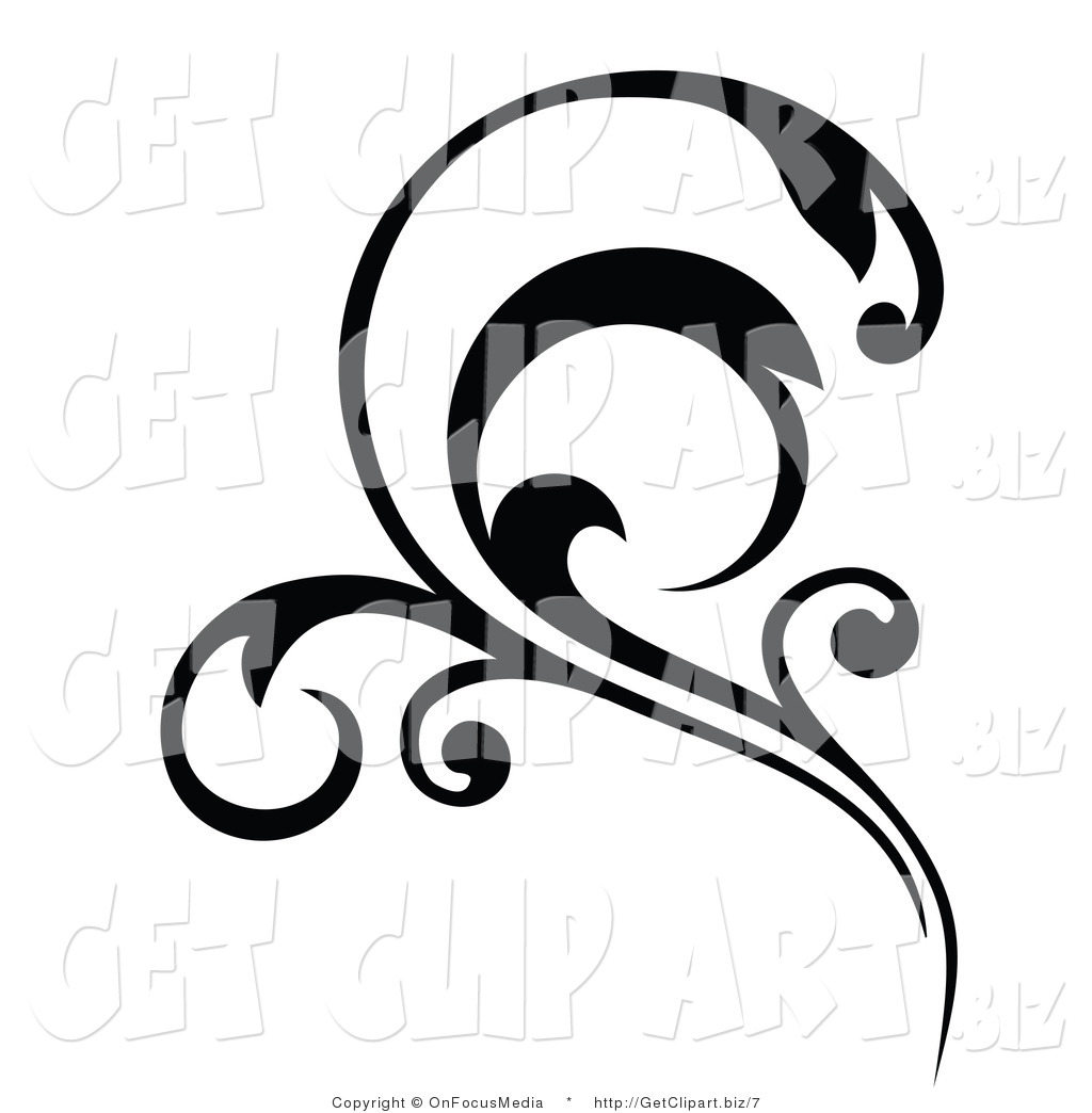 1024x1044 Vector Clip Art Of A Flourish By Onfocusmedia