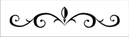 500x144 Flourish Border Clipart 1934341