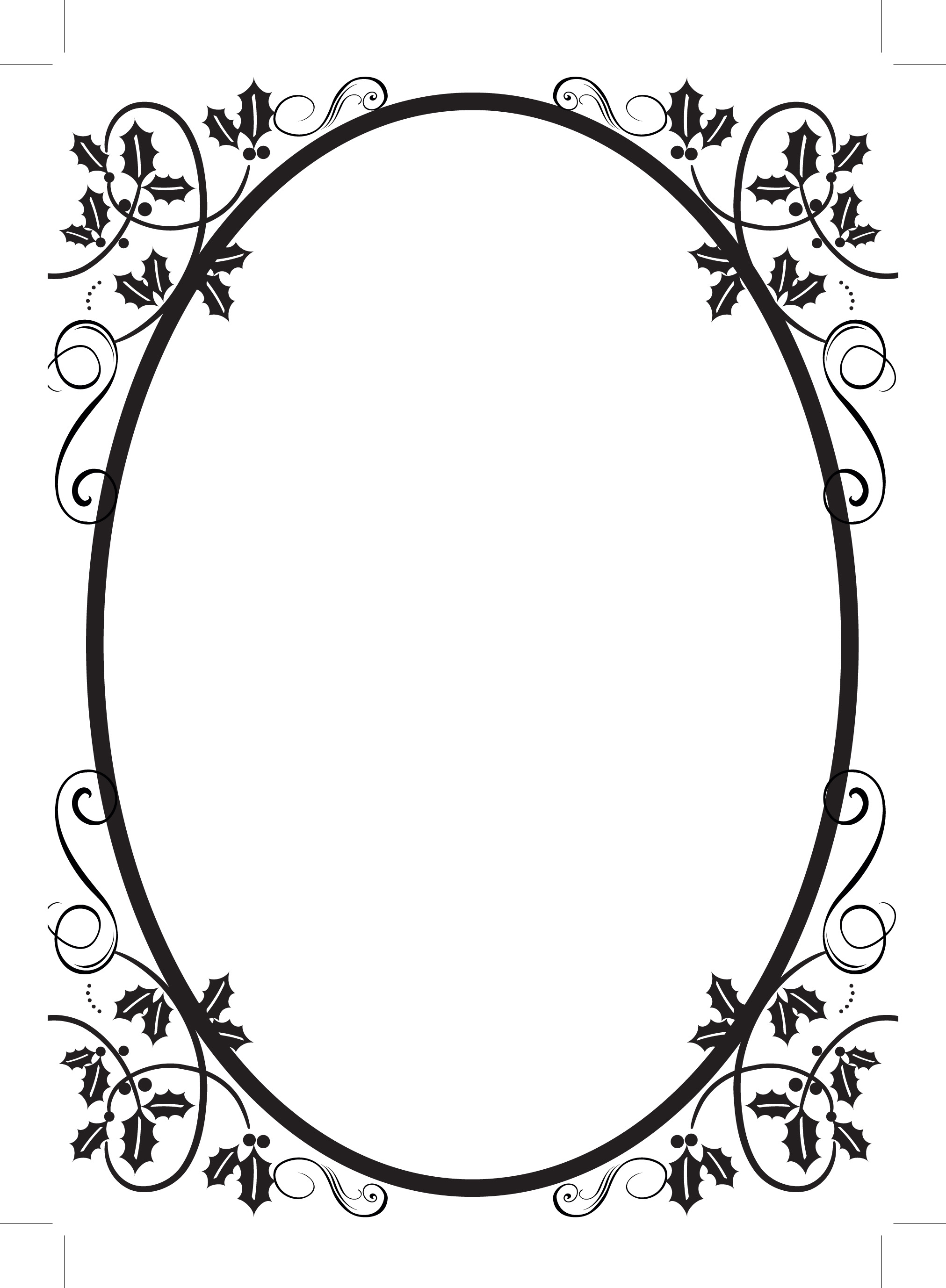 2023x2755 Free Flourish Clip Art Borders Random Search