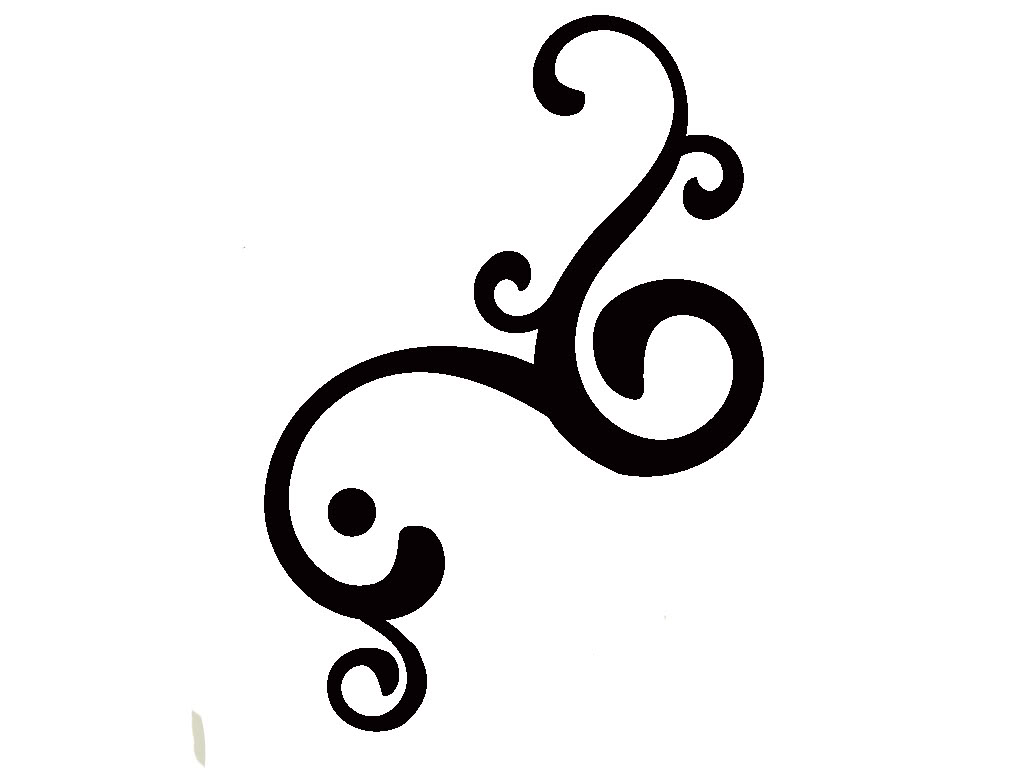 1024x768 Scroll Clipart Flourishes