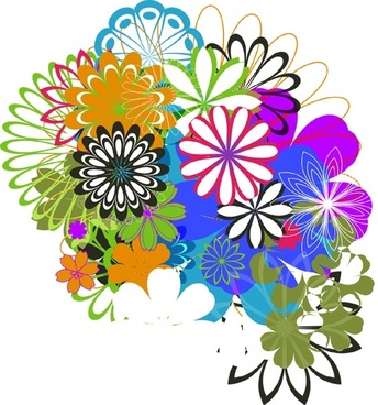 344x368 Flower Outline Free Vector Download (14,216 Free Vector)