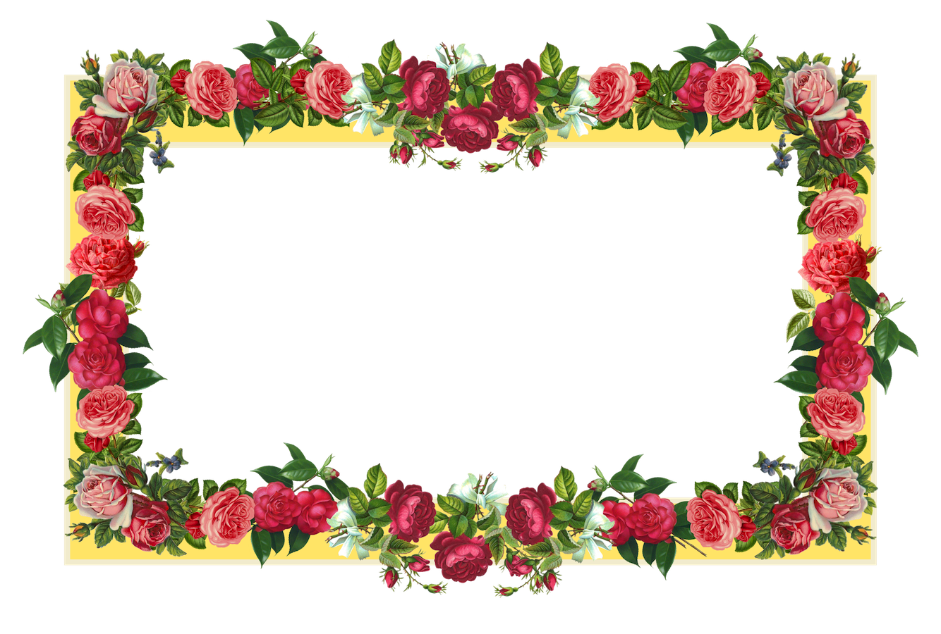1334x900 Download Flowers Borders Free Png Photo Images And Clipart