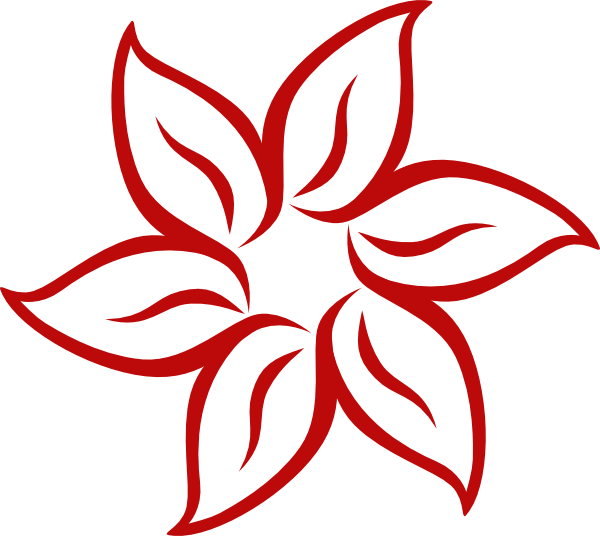 600x536 Red Flower Clip Art Flowers Download Vector Clip