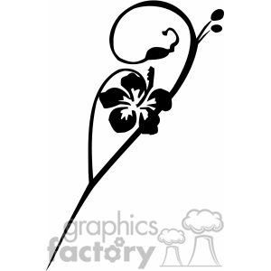 300x300 Clip Art Flower Black And White Clipart Panda