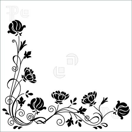 449x449 Simple Border Designs In Black And White