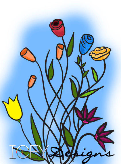 421x571 Bouquet Clipart Flower Bucket
