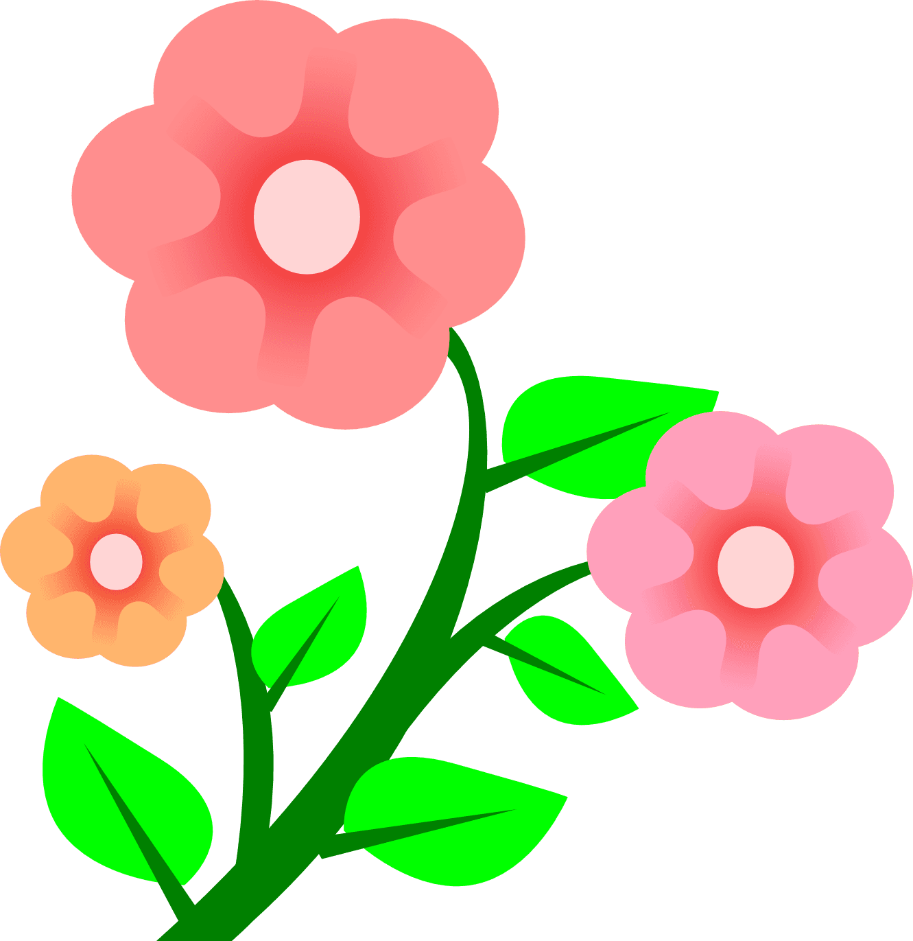 1331x1371 Groovy Flower Clipart