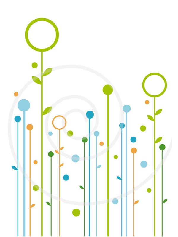 600x800 Floral Background Clipart