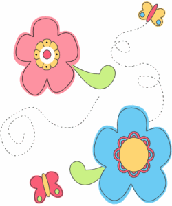 250x300 Pretty Spring Flowers Background