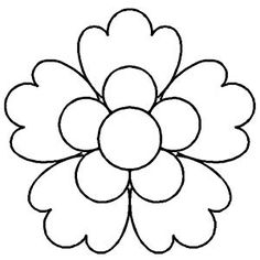 236x236 Hawaiian Flower Clip Art Black And White Clipart Panda