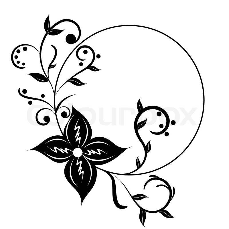 800x800 Vector Floral Frame Clip Art Stock Vector Colourbox On Vector