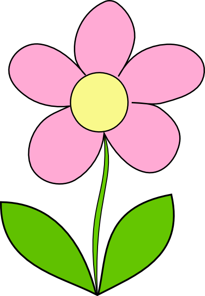 414x598 Flower Pink Clip Art