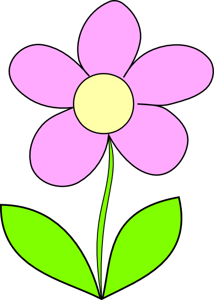 426x596 Purple Flower 7 Clip Art
