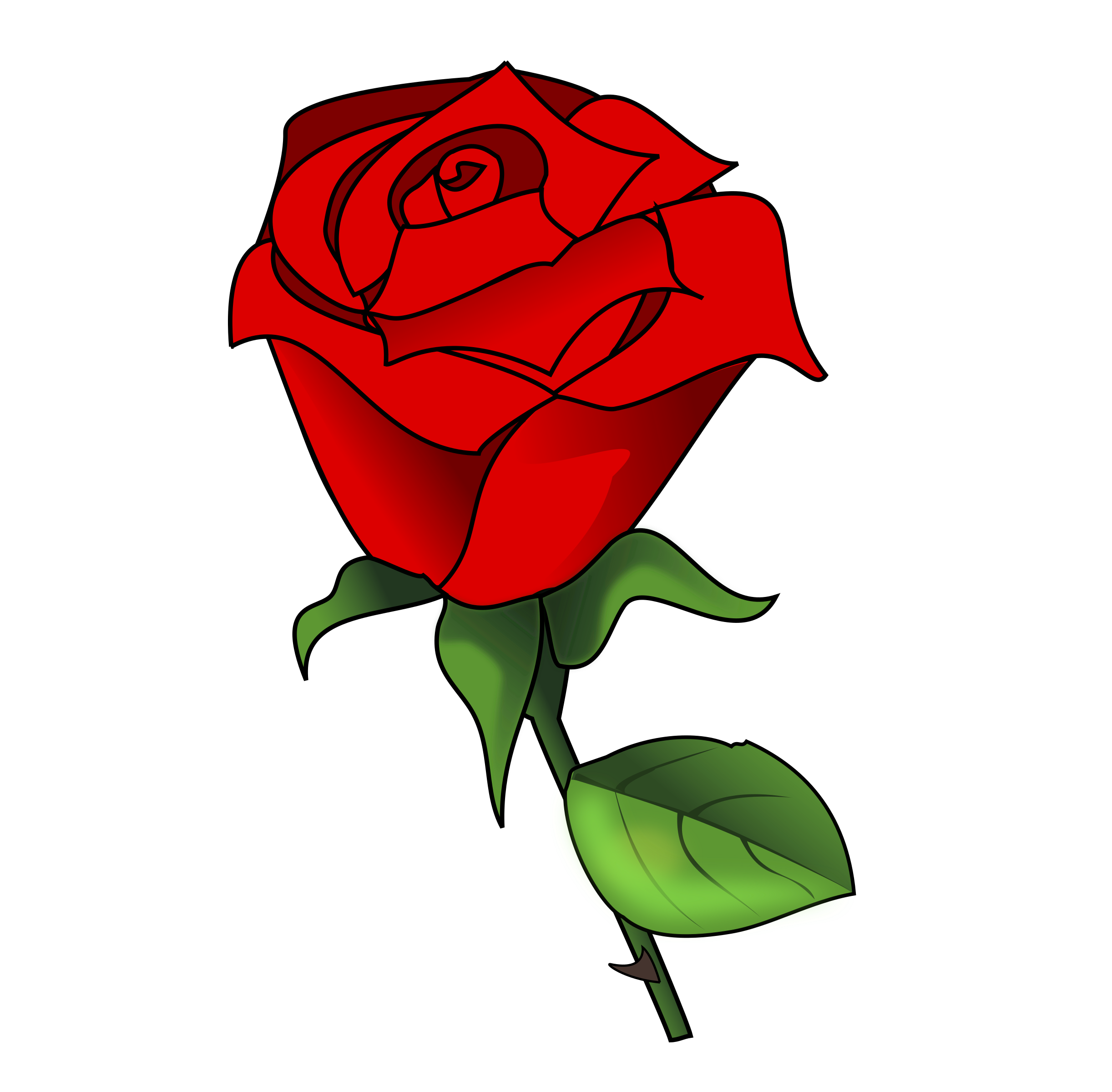2444x2400 Red Flower Clipart Romance