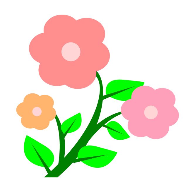 Flower Clipart To Color | Free download on ClipArtMag