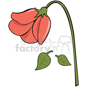300x300 Royalty Free Flower 377006 Vector Clip Art Image