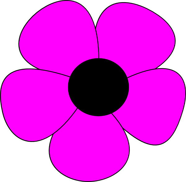 600x587 Simple Flower Clip Art Many Interesting Cliparts
