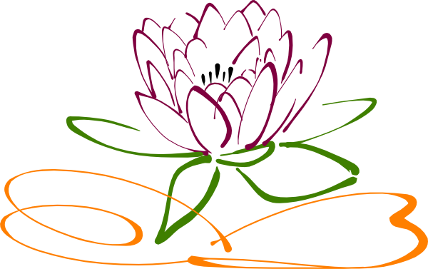 600x377 Lotus Flower Clip Art