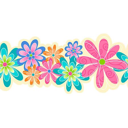 450x450 Purple Flower Clipart Wallpaper Borders