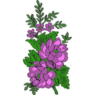 400x400 Cool Clipart Free Download Free Purple Flower Clip Art Cliparts