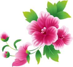 236x217 Blossom Clipart Pink Corner Flower
