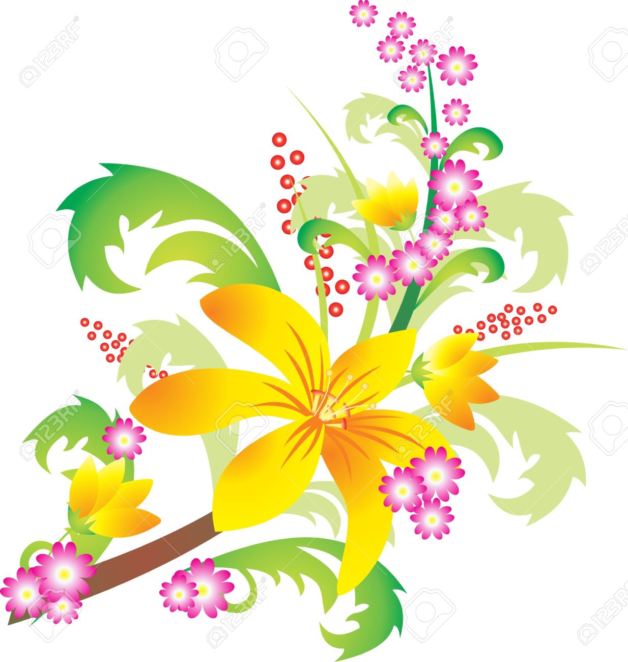 1234x1300 Corner Flowers