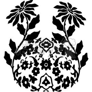 300x300 Royalty Free Flower Garden 380061 Vector Clip Art Image